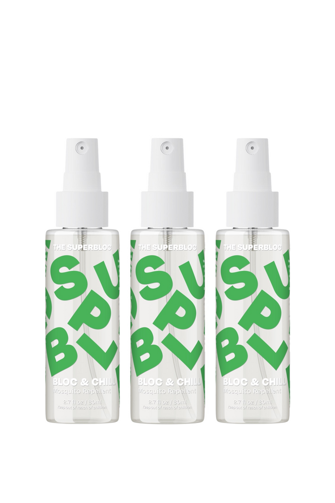 Bloc & Chill 涼感防蚊噴霧 3入組